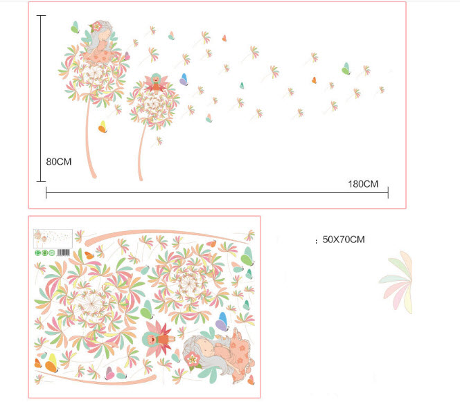 Nàng tiên bồ công anh hồng 